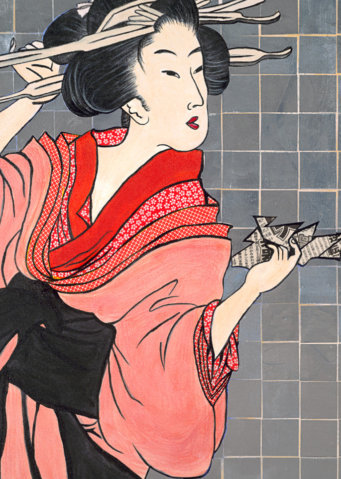 Geisha With Silver #1 Art | nicollettesmith