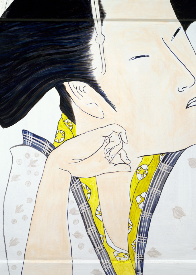 Geisha Gold Green Series #1 Art | nicollettesmith