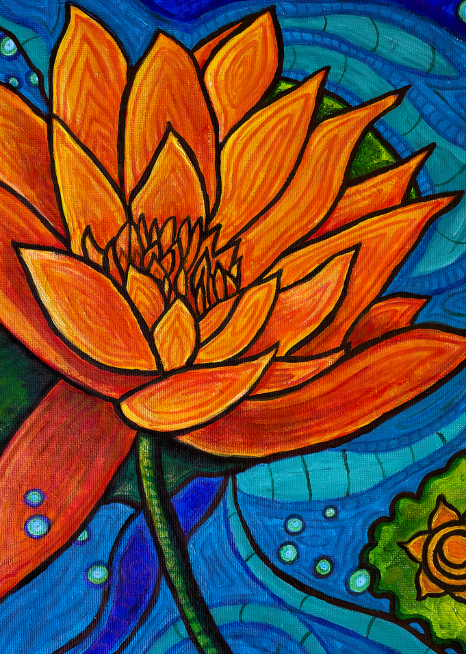 Blossoming: Sacral Chakra Meditation Art | Kristen Palana