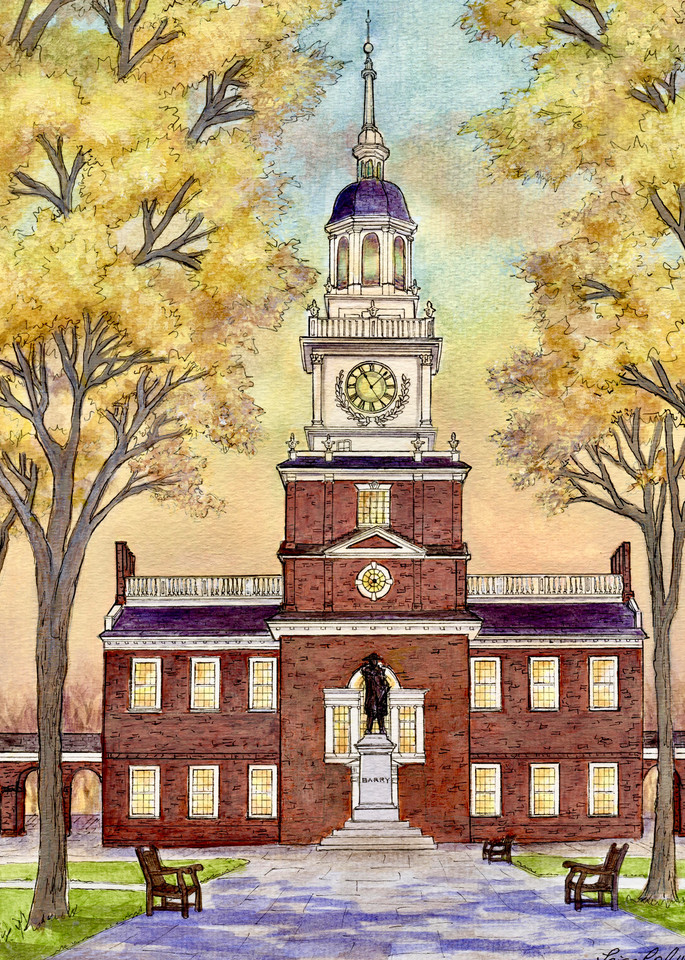Independence Hall Philadelphia Pa | Art Gifts Art | Leisa Collins Art