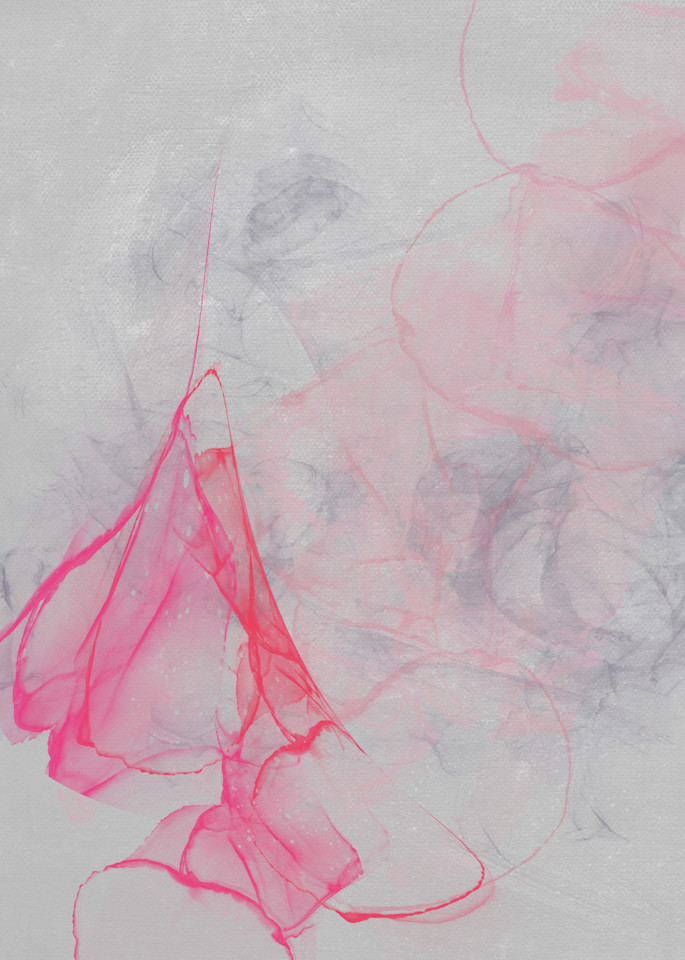 Pink And Grey Abstract Art | onlythemoon