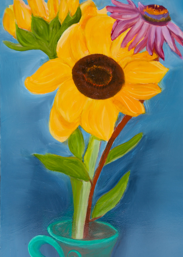 Sunflower Art | Jill C Fischman
