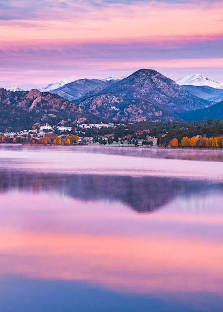 October Sunrise at Lake Estes by James Frank Photography