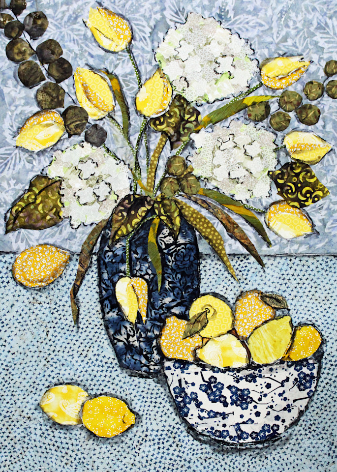 Tulips And Lemons Print Art | Sharon Tesser LLC