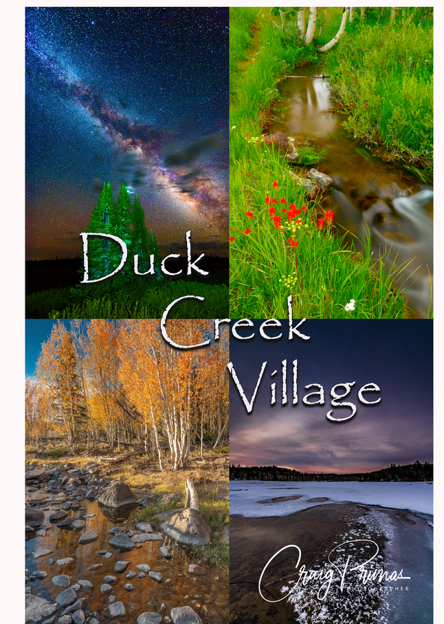 2022 Duck Creek 4 Seasons Poster Photography Art | Craig Primas Photography