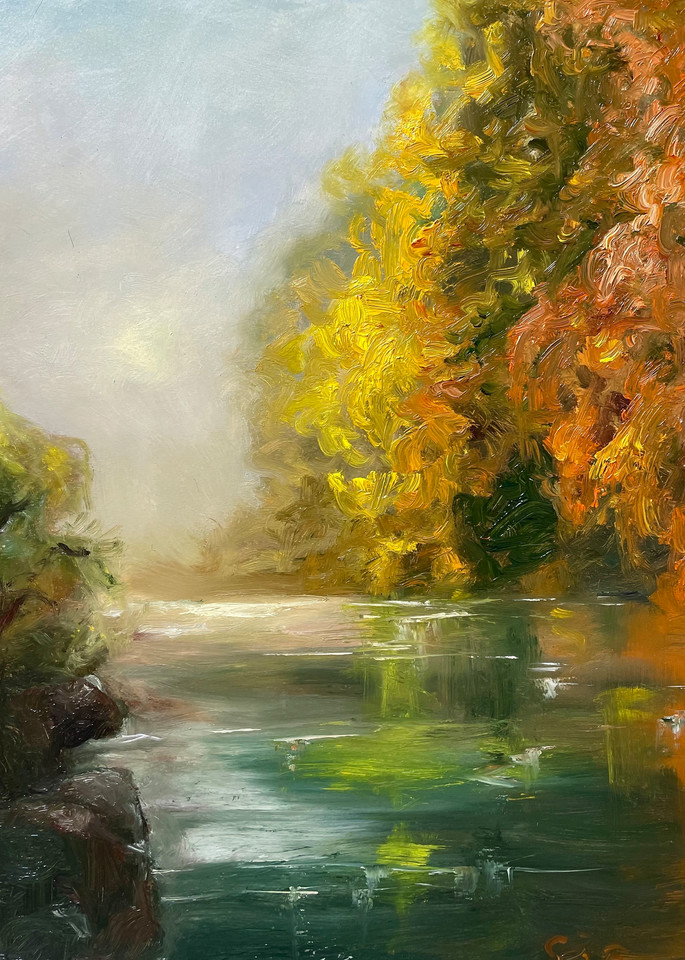 Morning Mist In Eno River Art | Lazyriver Gallery