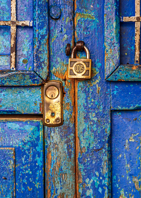 Blue Door. Cusco, Peru Photography Art | Kelley Dallas Photography