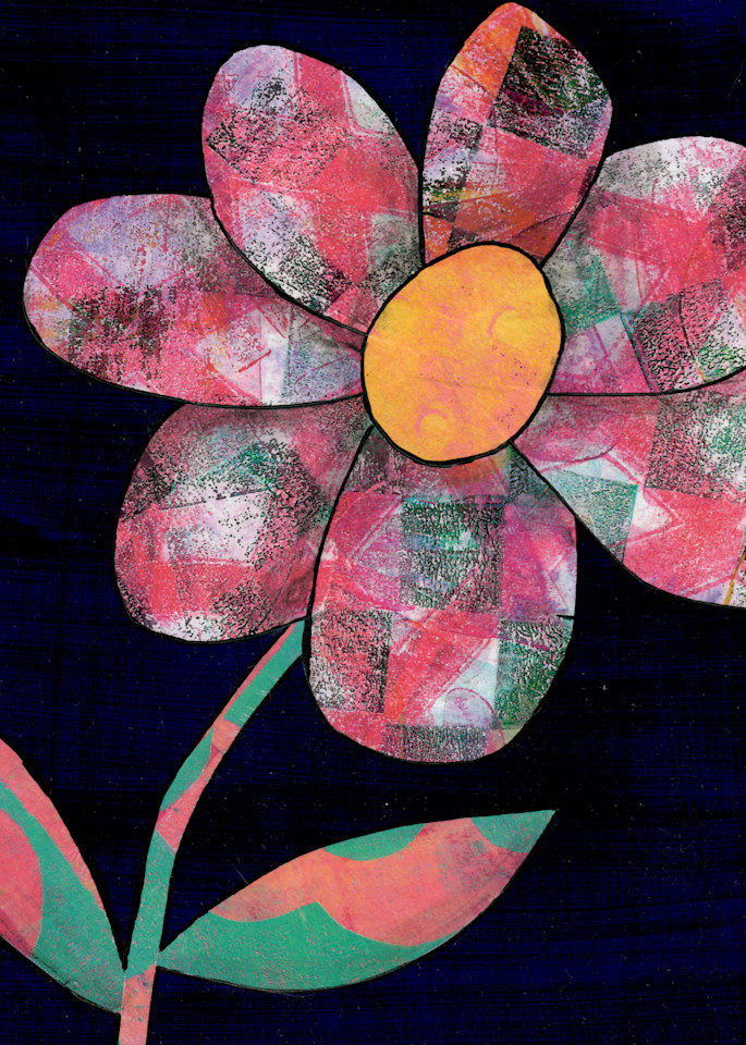 Bloom: Mixed media artwork by Jennifer Akkermans