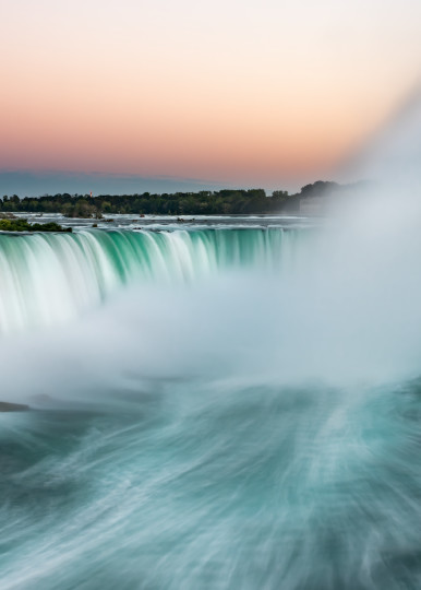 Sunset At Niagara's Horseshoe Falls Photography Art | Rick Vyrostko Photography
