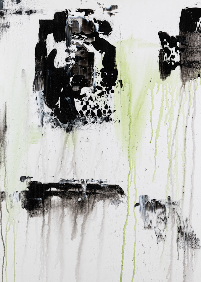 Mostly Black Green Art | Jora Nelstein