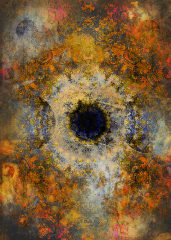 Cosmigraph No. 18: "Baroque Black Hole Nebula" Art | Michael Lujan