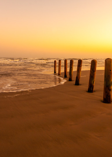 Sunrise At Corpus Christi Beach, Texas, Usa Photography Art | My World Pix