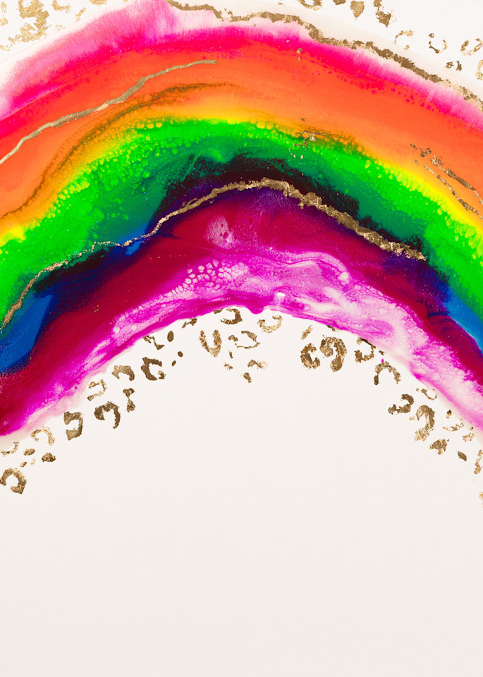 Resin Art Neon Rainbow