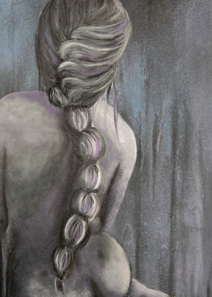 Braided Beauty 'leah'  Fine Art Print Art | Art by Virginia Crowe
