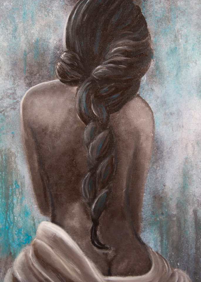 Braided Beauty "Cameron"   Fine Art Print Art | Art by Virginia Crowe