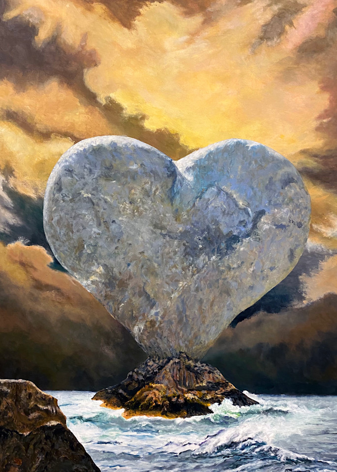 Heart of Stone Revisited art print by artist Tom Blood