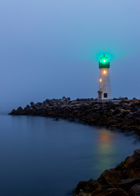 Morning Fog Lighthouse