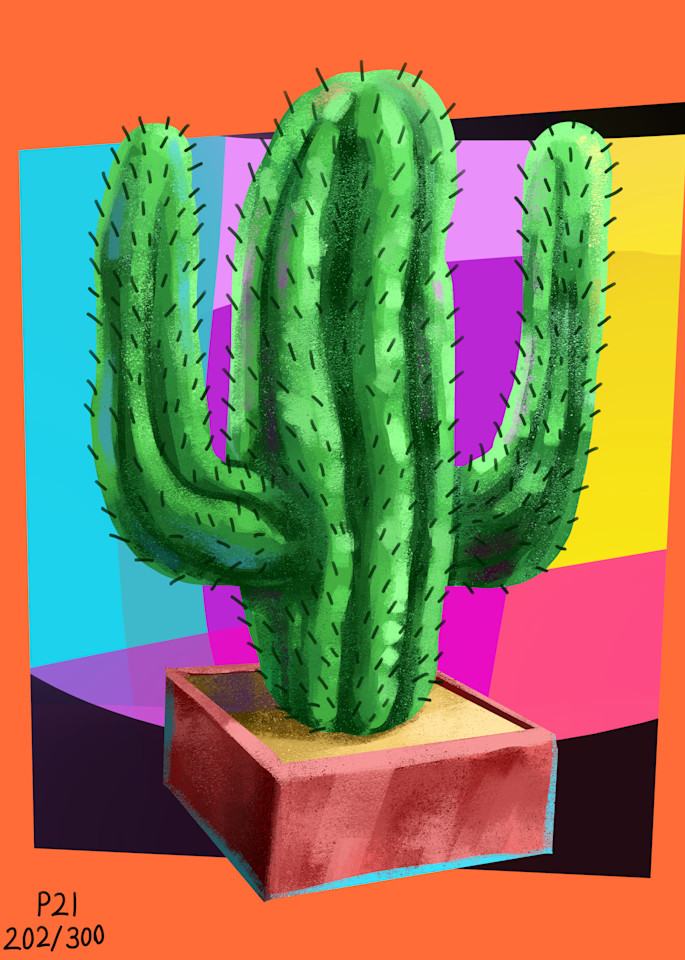 The 100th Cactus Art | Matt Pierson Artworks