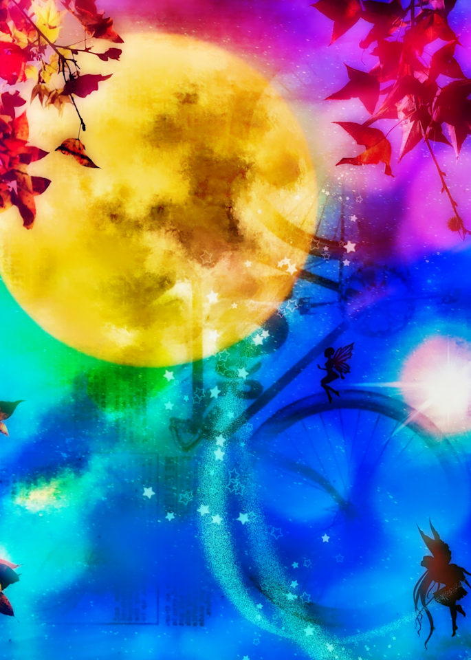 Autumn Moon I Art | This Magical Life Art by Katie 