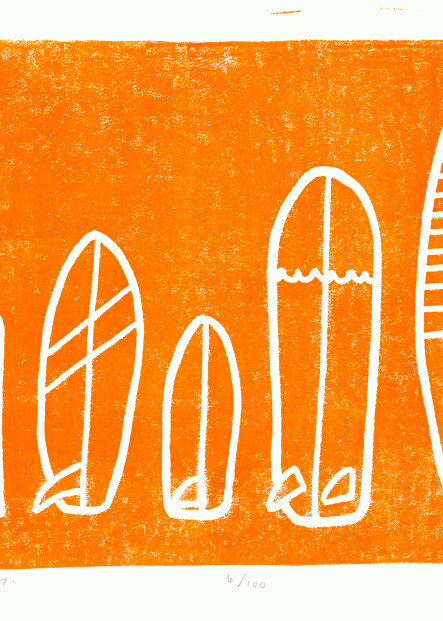 What Kind Of Board Are You? (Orange) Art | Valerie Perreault