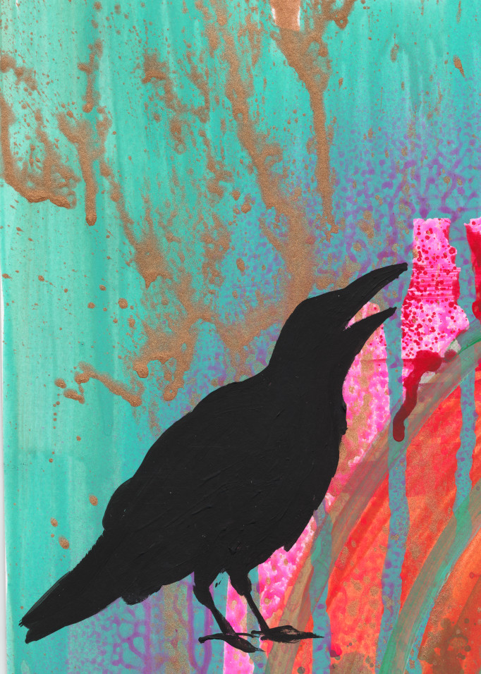 Raven 8 Print Art | Sarah E. McCord- Fine Artist