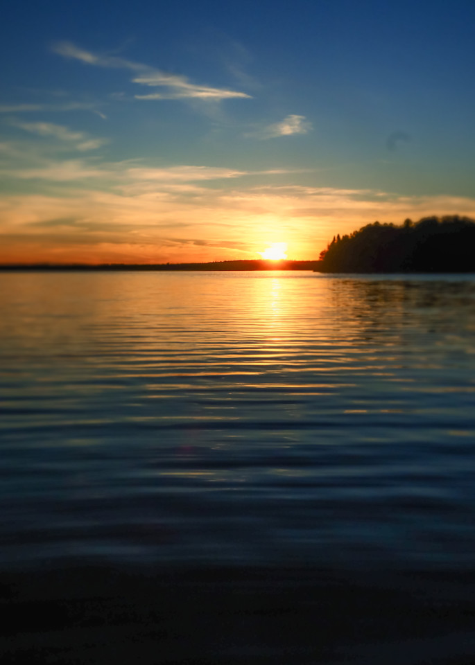 Sunset on Lake Pakwash in Ontario, Canada-5-Five