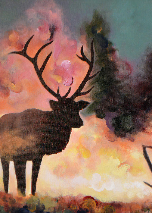 Elk Stamina  Art | Gnarwhal Designs