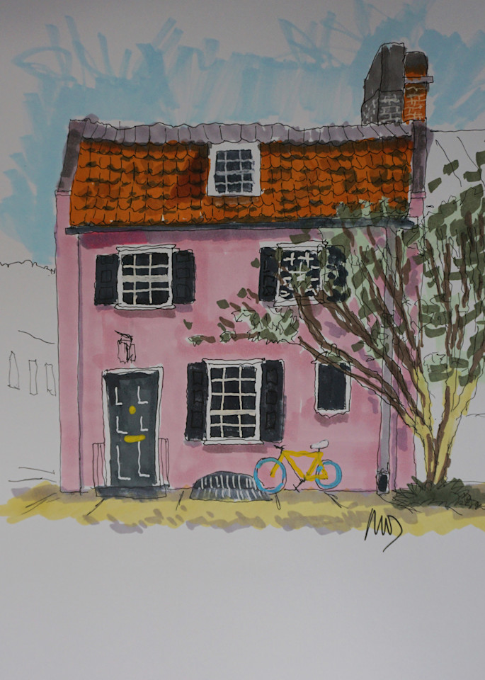 The Pink House Art | Matt Dawson Art