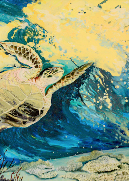 Sea Turtle Ii Art | Sarah O'Connor Art