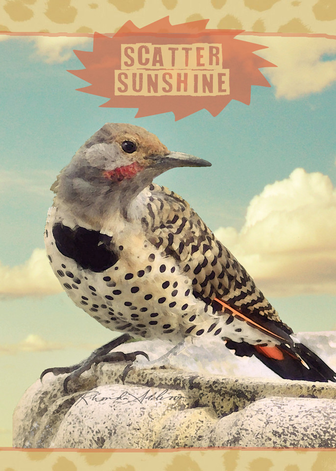Bird Scatter Sunshine Art