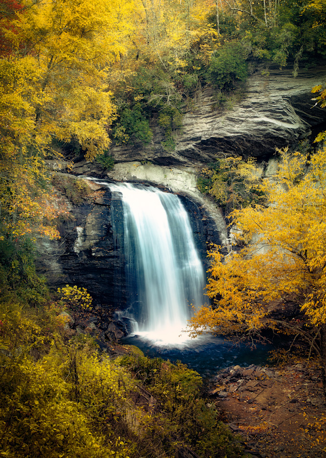 Autumn Comes To Looking Glass Falls