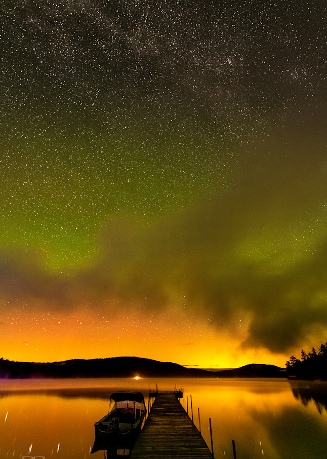 Big Moose Lake Northern Lights Photography Art | Kurt Gardner Photography Gallery