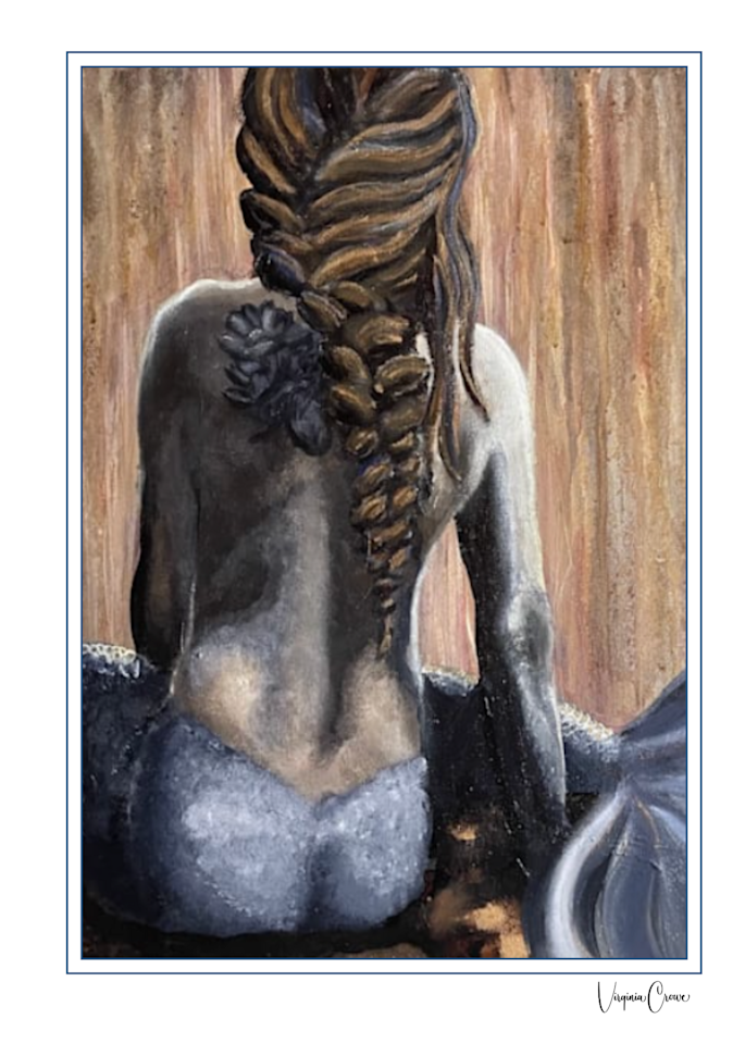 Dana Mermaid  Art | Art by Virginia Crowe