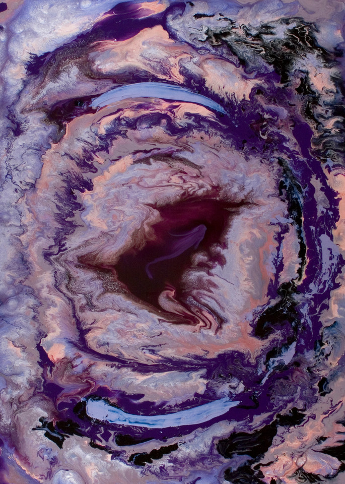 30x40 Purple Abyss Art | michelle silverman art