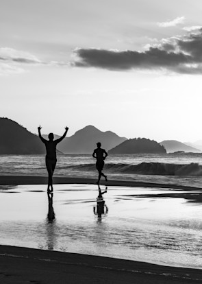 Good Morning Copacabana B W Photography Art | Peter T. Knight Photography
