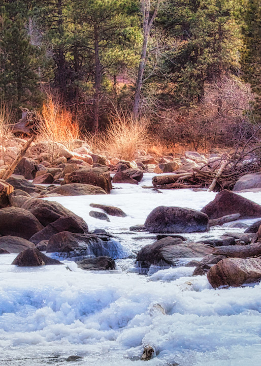 Waiting For The Thaw, Boulder County, Colorado Photography Art | Deni Cary Phillips Photographs