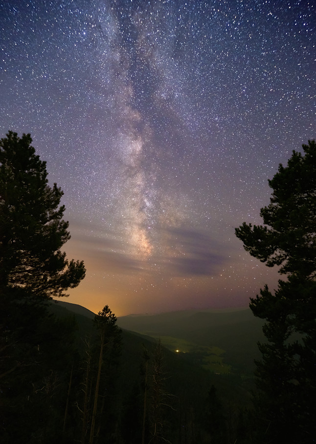 Milky Way Over The Kawuneeche Valley Photography Art | Nicholas Jensen Photography