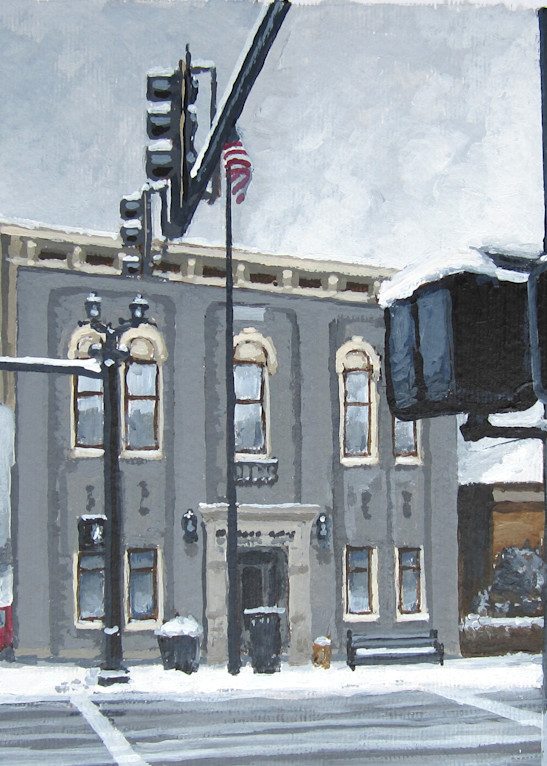 Old Municipal Building, Tipp City, Ohio, 2016 Art | Logan Rogers