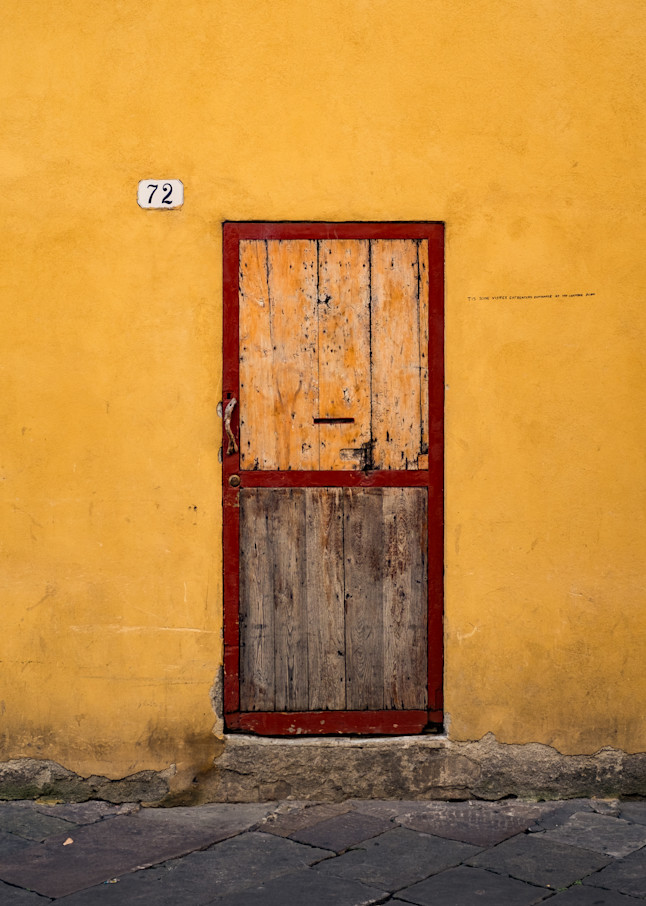 Door number 72, Lucca, Italy