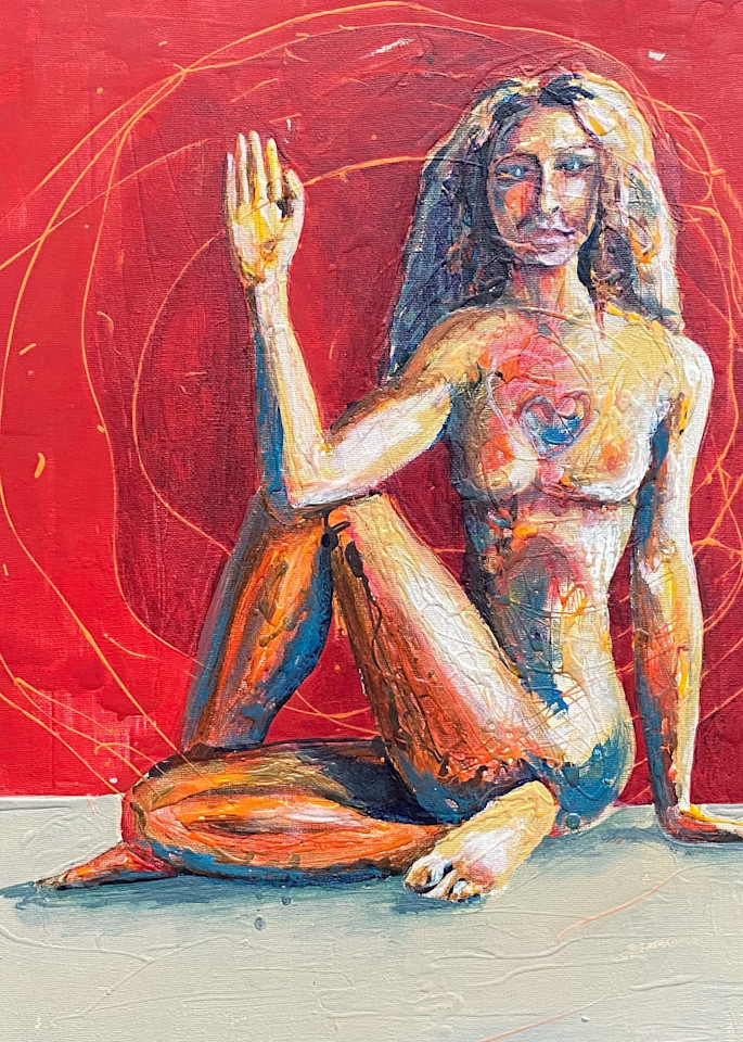 Yoga Girl Art | Maya Krow Art