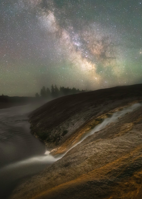 Firehole River With Milky Way Art | Taylor Photography