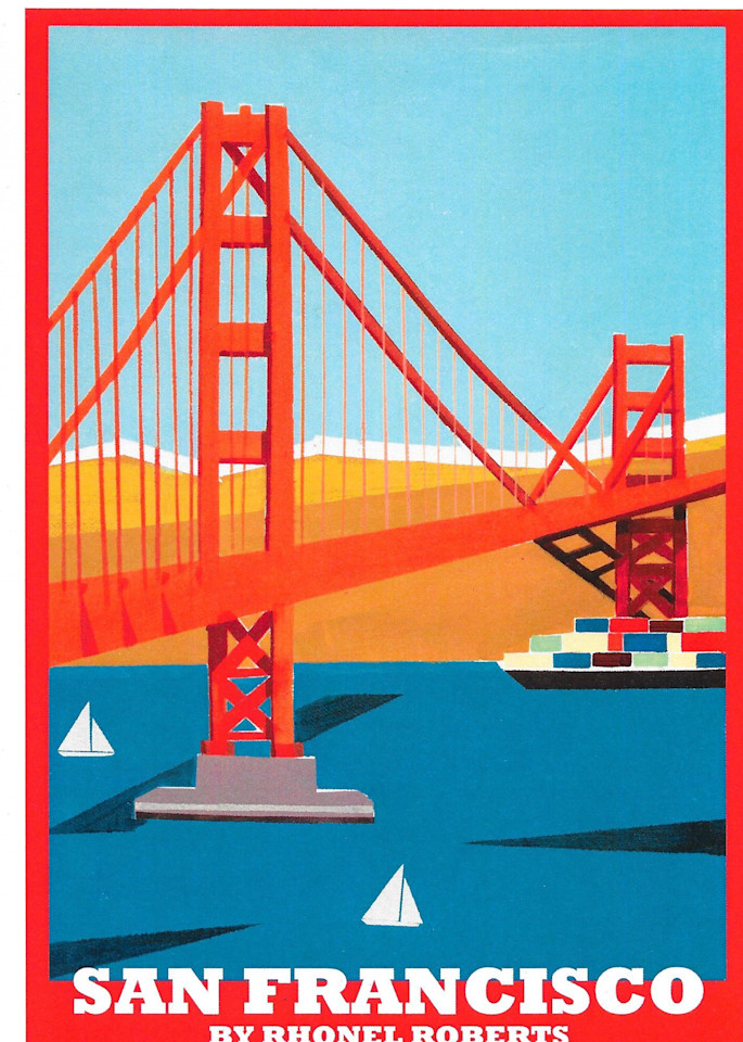 The Golden Gate Bridge Art | The Art of Color Design