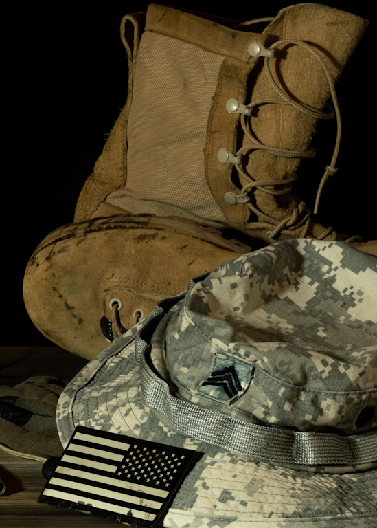 rpgphotography veteran inspired  still life boots