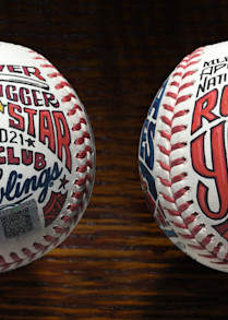 Fine art photo of 4 sides of an art baseball