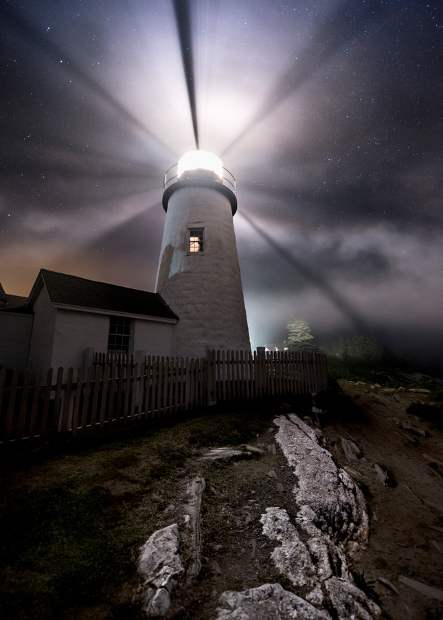 Pemaquid In The Fog Art | Taylor Photography