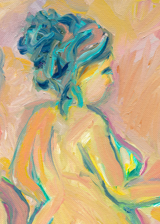 Nude Artist In Her Element Art | Colleen Germain & Lovely Note Co.