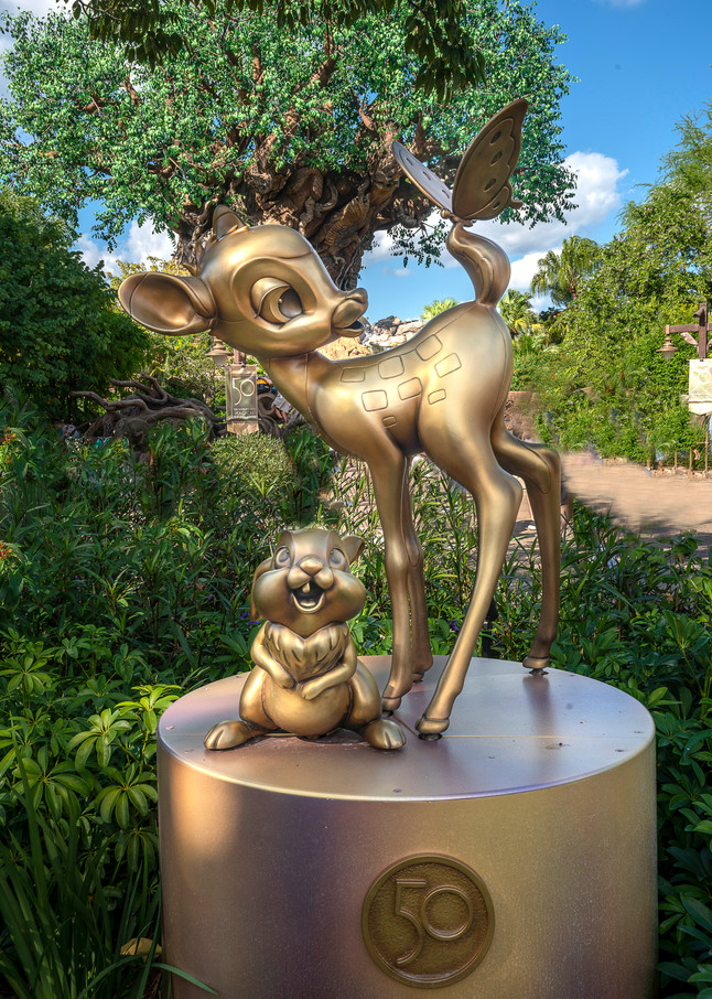 Bambi and Thumper Statue - Large Disney Canvas | William Drew