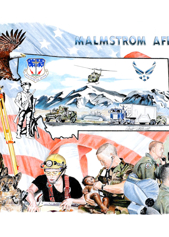 Missile Wing Illustration 3 Art | Picket Fence Studio
