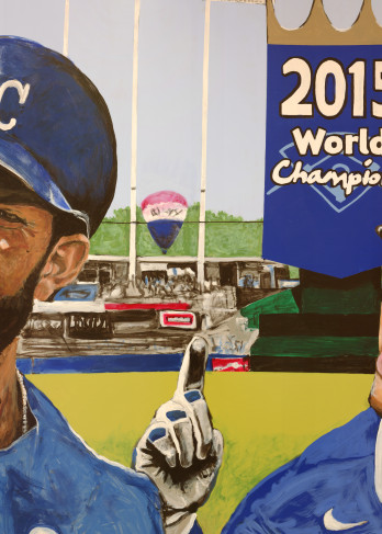 Kc Royals 2015 World Series Champs Mural Art | ChrisFleckArt.com
