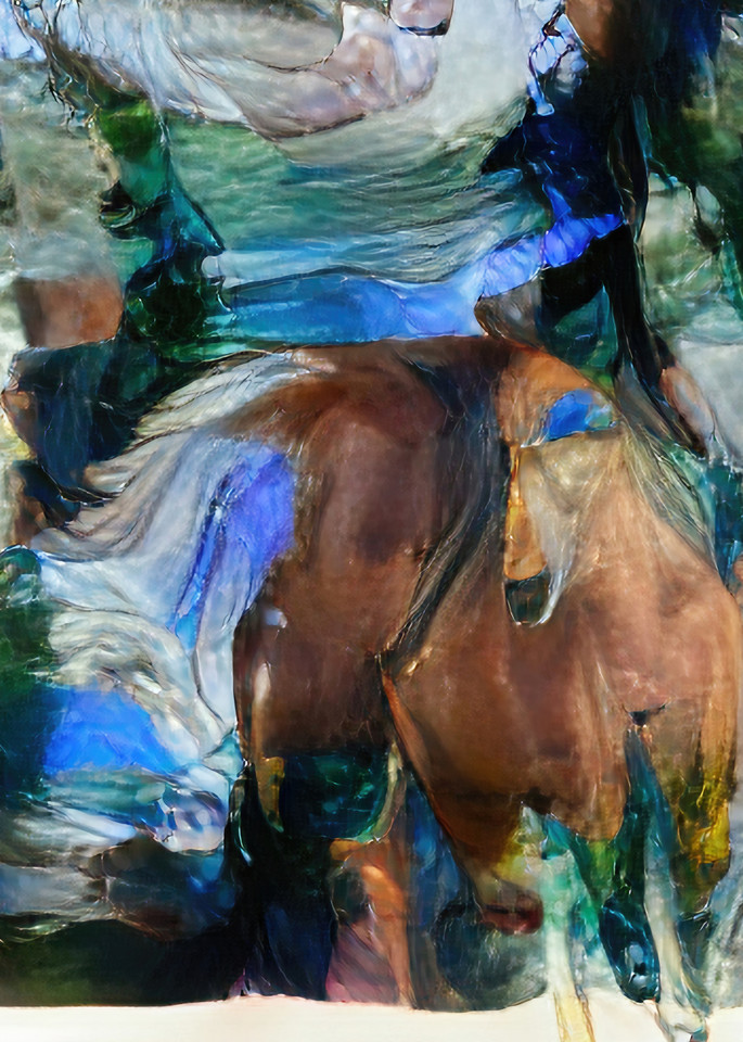 Equus Spirit Blu Art | AI Made Art LLC